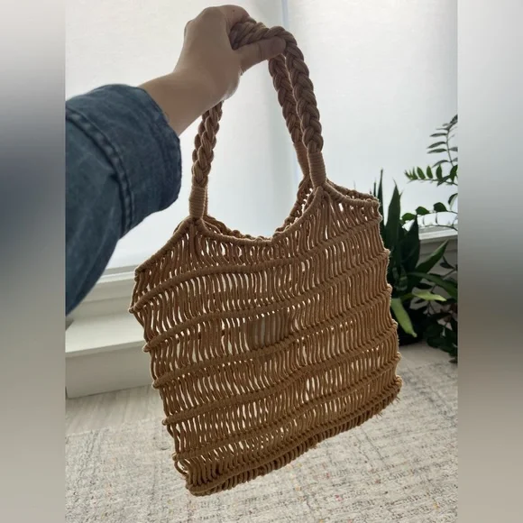 Beach Macrame Handbag - Picture 1 of 3